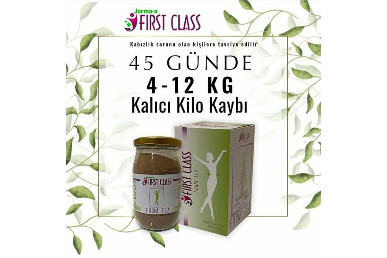 First Class Arıqlama Çayı Bitkisel Çayı Kalıcı Kilo Kaybı